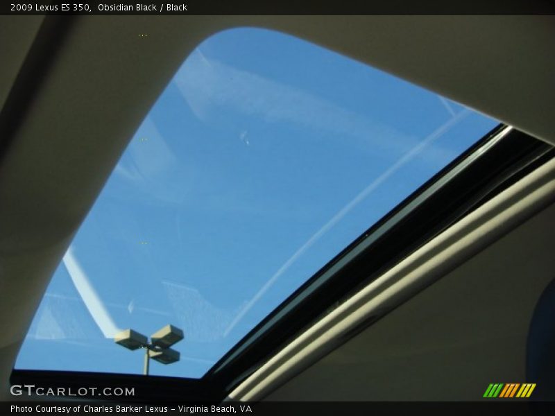 Obsidian Black / Black 2009 Lexus ES 350
