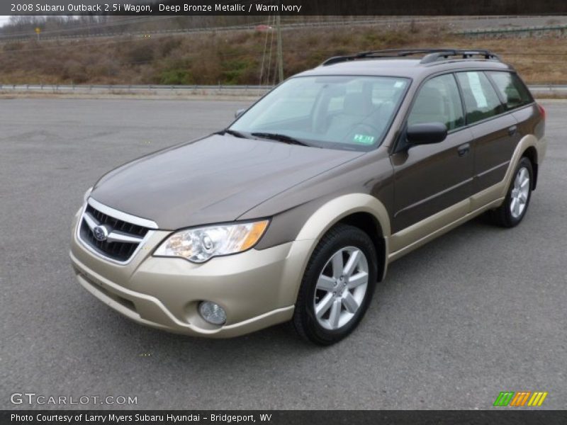 Deep Bronze Metallic / Warm Ivory 2008 Subaru Outback 2.5i Wagon