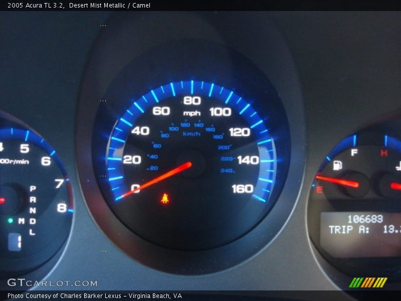 Desert Mist Metallic / Camel 2005 Acura TL 3.2