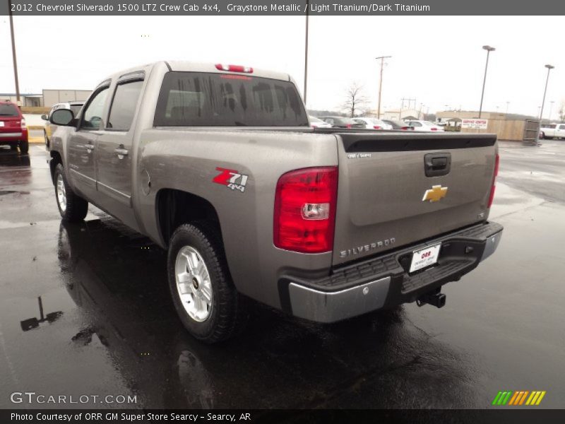 Graystone Metallic / Light Titanium/Dark Titanium 2012 Chevrolet Silverado 1500 LTZ Crew Cab 4x4