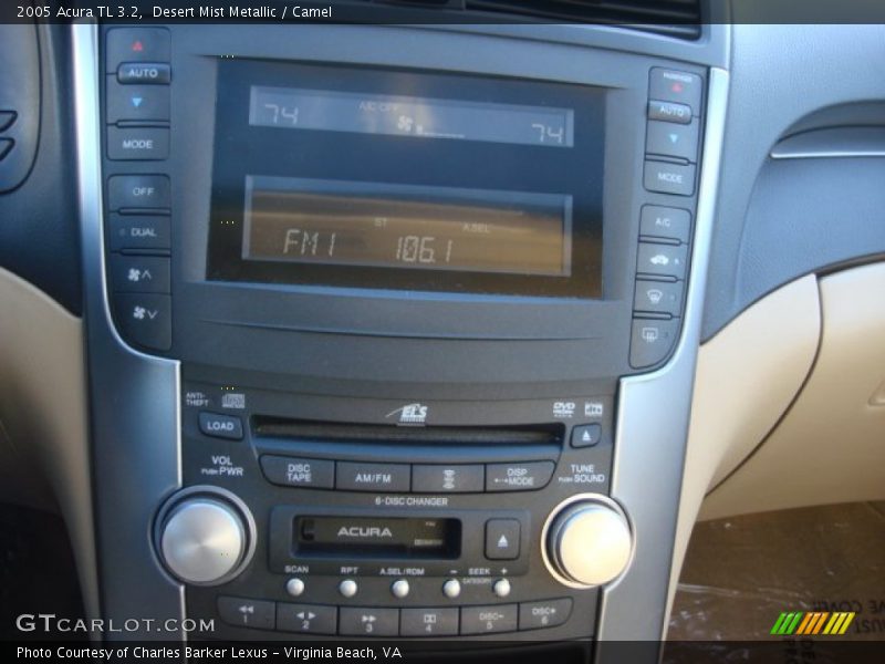 Desert Mist Metallic / Camel 2005 Acura TL 3.2