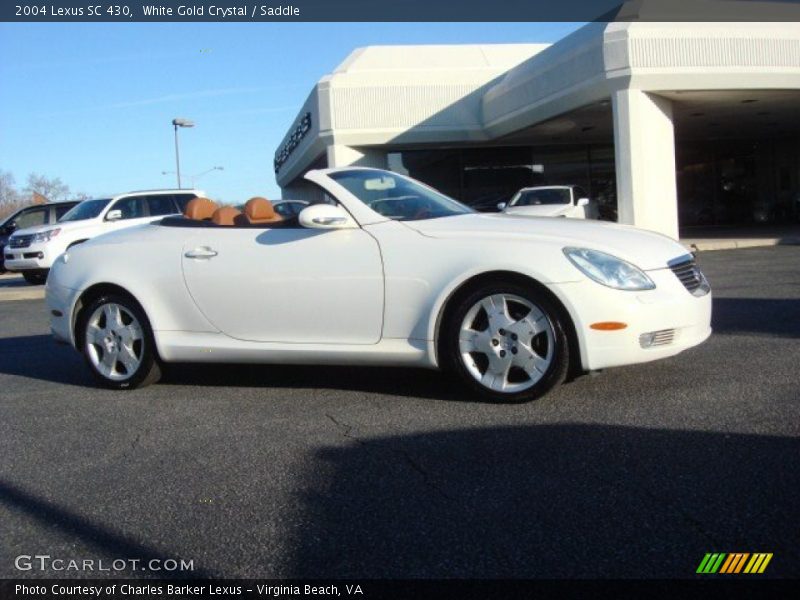 White Gold Crystal / Saddle 2004 Lexus SC 430