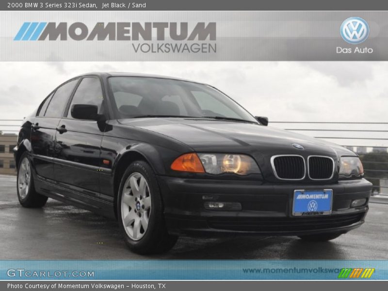 Jet Black / Sand 2000 BMW 3 Series 323i Sedan