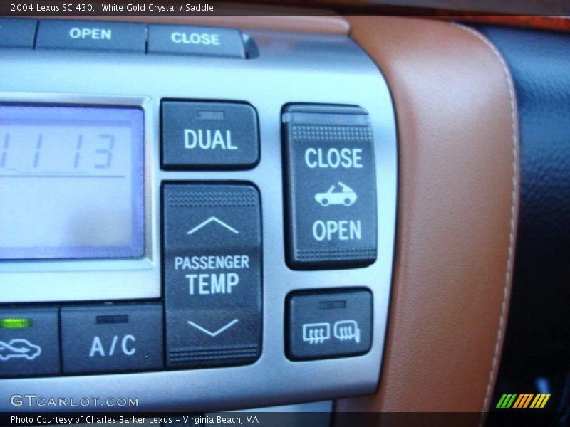 White Gold Crystal / Saddle 2004 Lexus SC 430