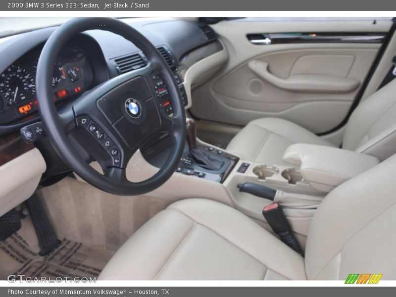 Jet Black / Sand 2000 BMW 3 Series 323i Sedan