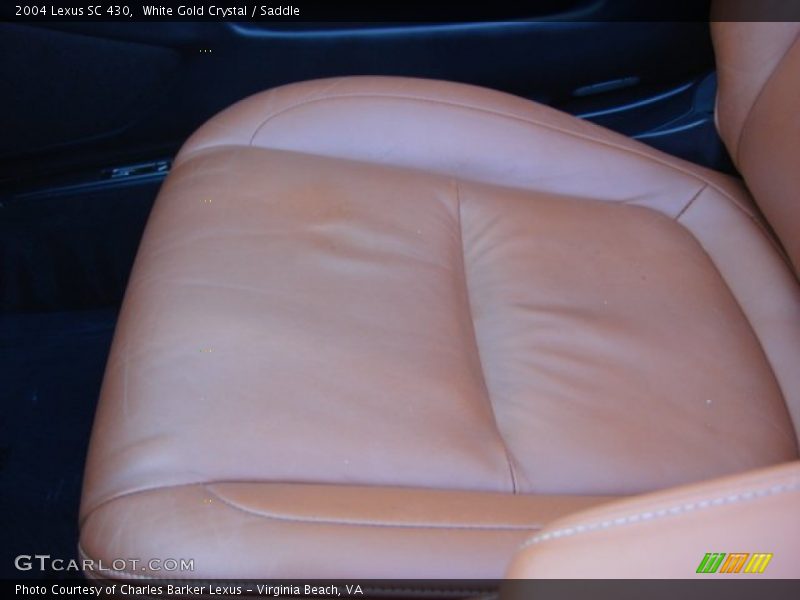 White Gold Crystal / Saddle 2004 Lexus SC 430