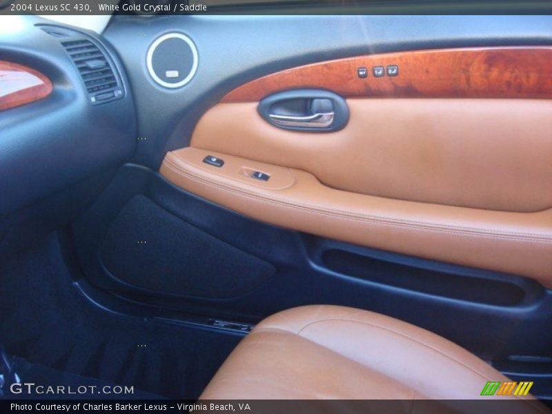 White Gold Crystal / Saddle 2004 Lexus SC 430