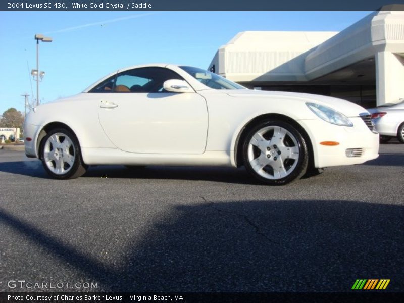 White Gold Crystal / Saddle 2004 Lexus SC 430