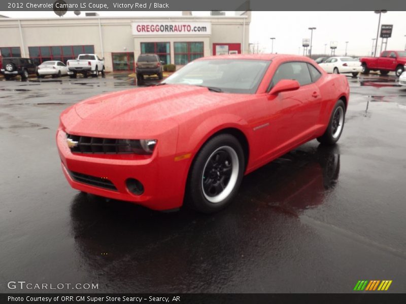 Victory Red / Black 2012 Chevrolet Camaro LS Coupe