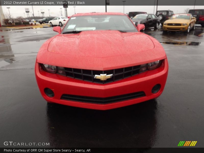 Victory Red / Black 2012 Chevrolet Camaro LS Coupe