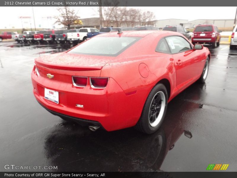 Victory Red / Black 2012 Chevrolet Camaro LS Coupe