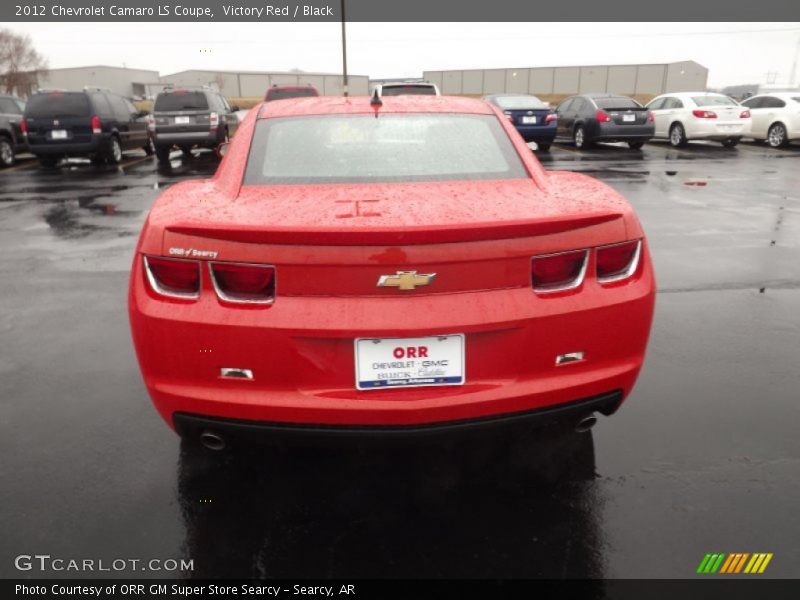 Victory Red / Black 2012 Chevrolet Camaro LS Coupe