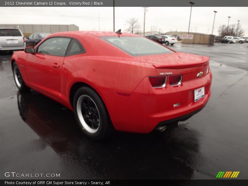 Victory Red / Black 2012 Chevrolet Camaro LS Coupe