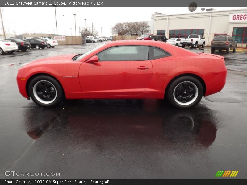 Victory Red / Black 2012 Chevrolet Camaro LS Coupe