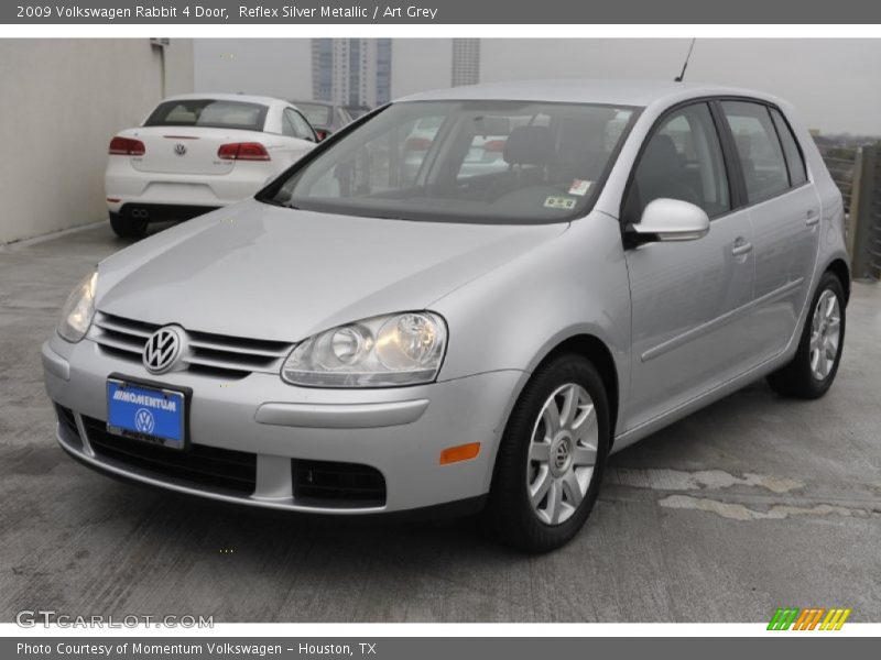 Reflex Silver Metallic / Art Grey 2009 Volkswagen Rabbit 4 Door