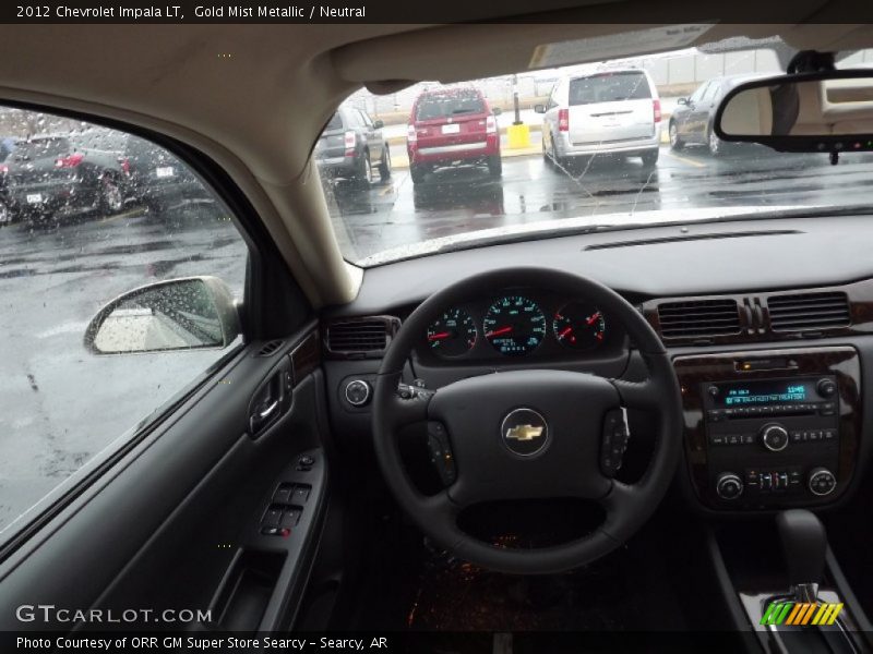 Gold Mist Metallic / Neutral 2012 Chevrolet Impala LT