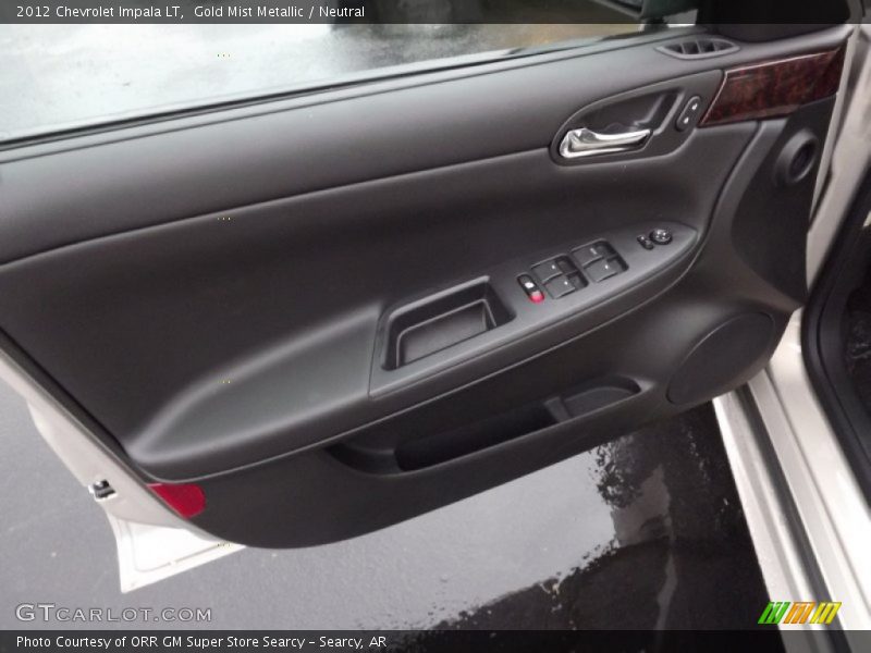 Gold Mist Metallic / Neutral 2012 Chevrolet Impala LT