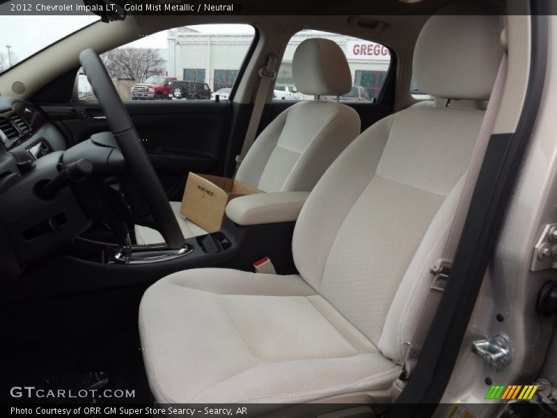 Gold Mist Metallic / Neutral 2012 Chevrolet Impala LT