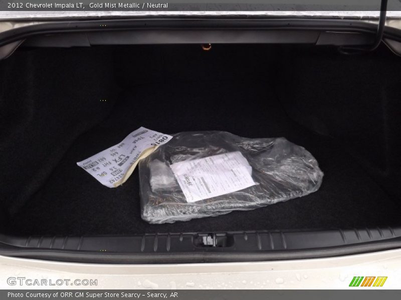 Gold Mist Metallic / Neutral 2012 Chevrolet Impala LT