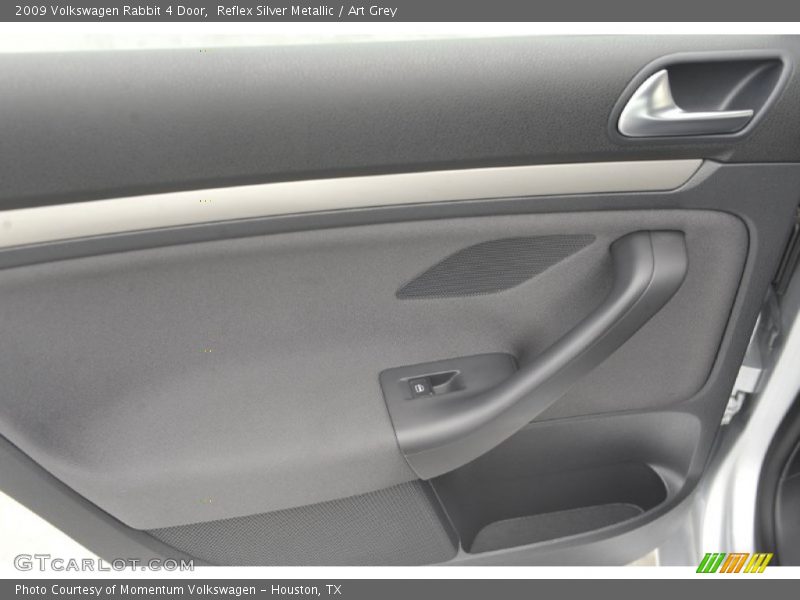 Reflex Silver Metallic / Art Grey 2009 Volkswagen Rabbit 4 Door