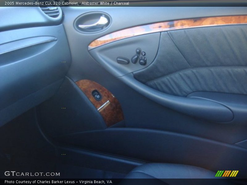 Alabaster White / Charcoal 2005 Mercedes-Benz CLK 320 Cabriolet