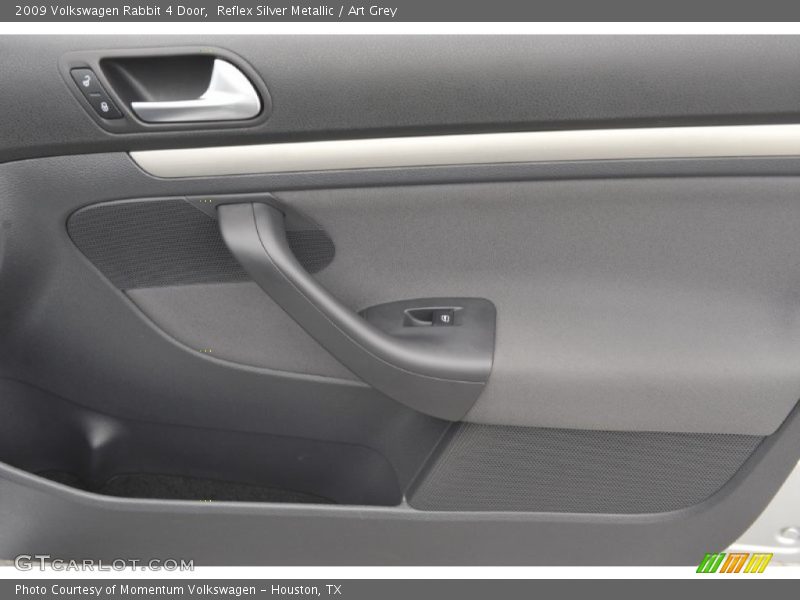 Reflex Silver Metallic / Art Grey 2009 Volkswagen Rabbit 4 Door