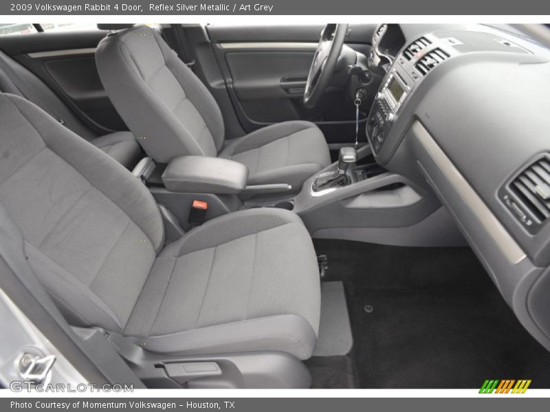 Reflex Silver Metallic / Art Grey 2009 Volkswagen Rabbit 4 Door