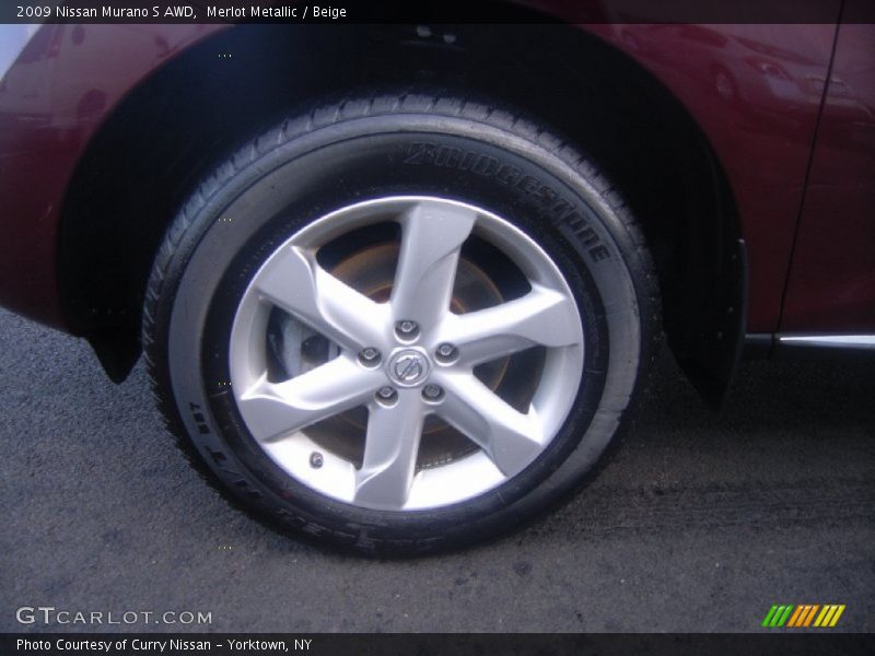 Merlot Metallic / Beige 2009 Nissan Murano S AWD