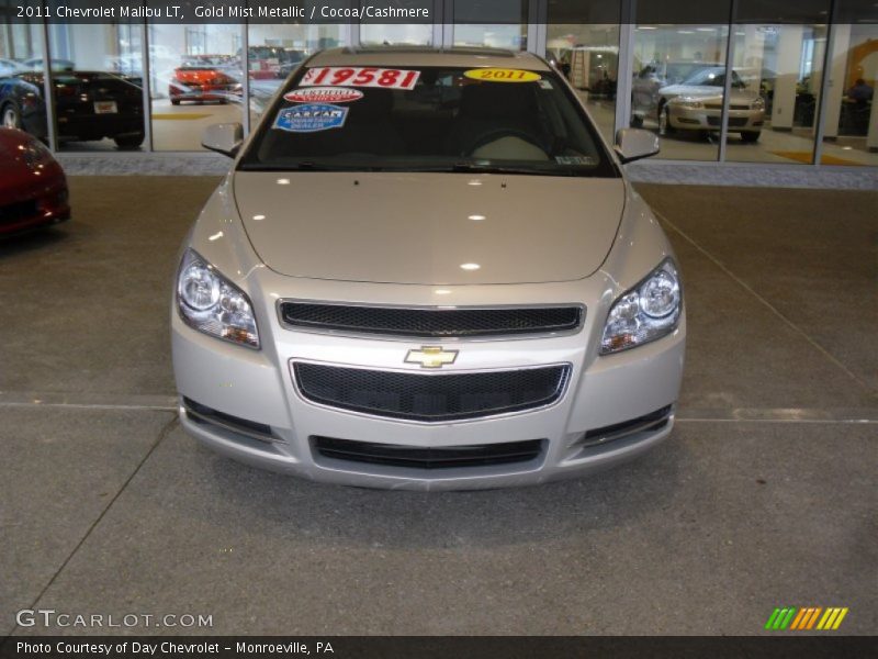Gold Mist Metallic / Cocoa/Cashmere 2011 Chevrolet Malibu LT