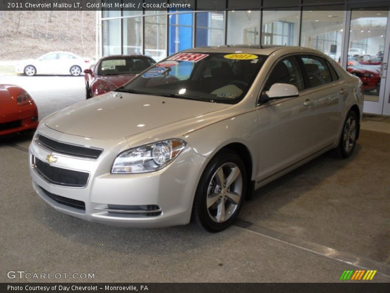 Gold Mist Metallic / Cocoa/Cashmere 2011 Chevrolet Malibu LT