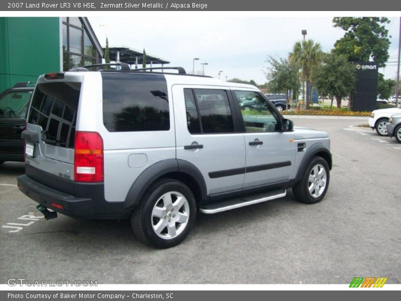 Zermatt Silver Metallic / Alpaca Beige 2007 Land Rover LR3 V8 HSE