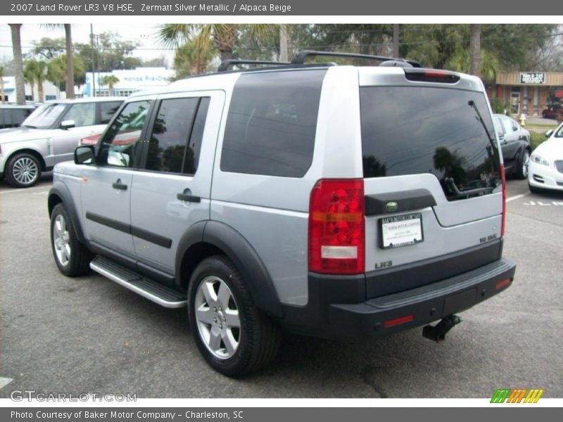 Zermatt Silver Metallic / Alpaca Beige 2007 Land Rover LR3 V8 HSE