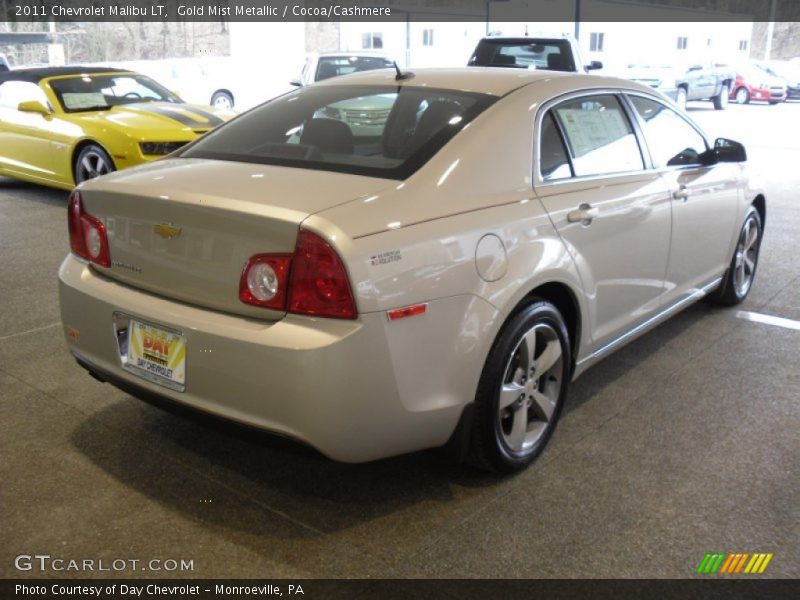 Gold Mist Metallic / Cocoa/Cashmere 2011 Chevrolet Malibu LT