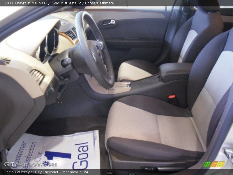 Gold Mist Metallic / Cocoa/Cashmere 2011 Chevrolet Malibu LT
