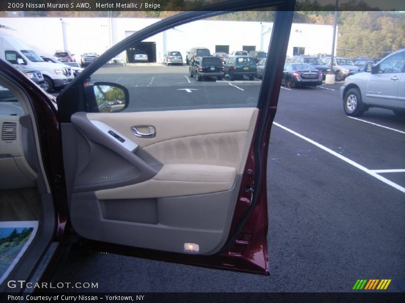 Merlot Metallic / Beige 2009 Nissan Murano S AWD