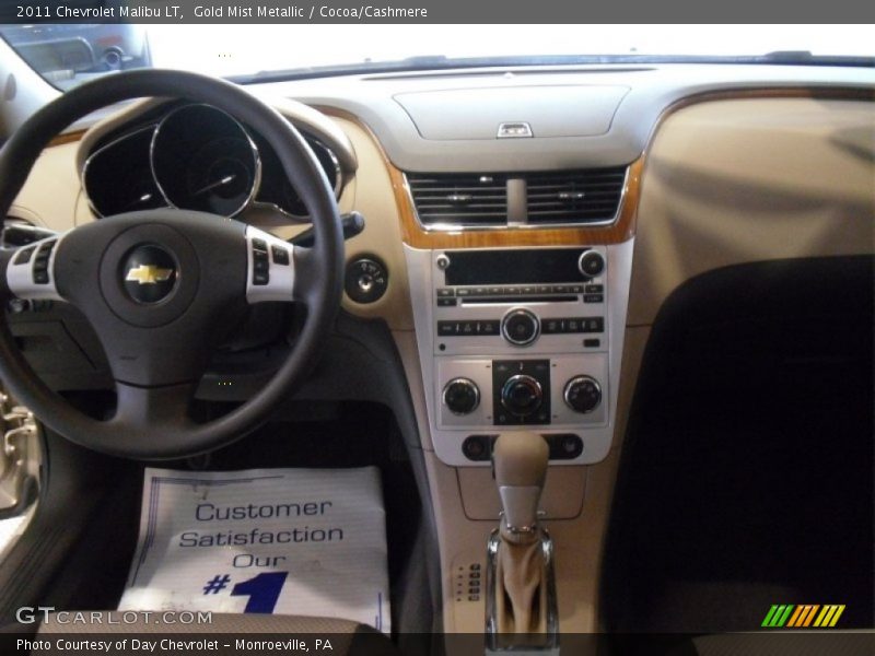 Gold Mist Metallic / Cocoa/Cashmere 2011 Chevrolet Malibu LT