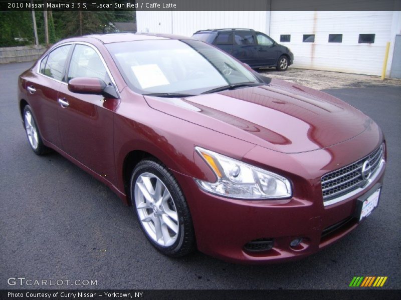 Tuscan Sun Red / Caffe Latte 2010 Nissan Maxima 3.5 S