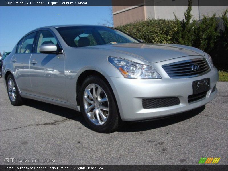 Liquid Platinum / Wheat 2009 Infiniti G 37 Sedan