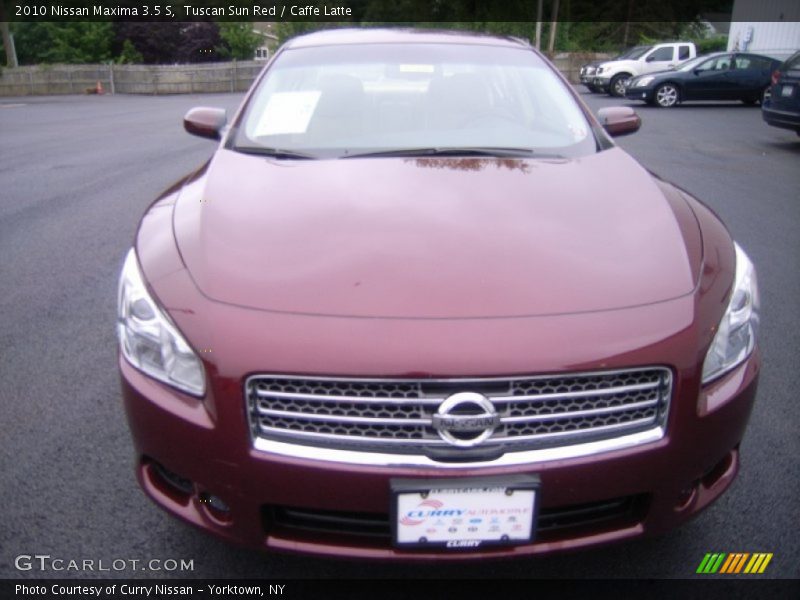 Tuscan Sun Red / Caffe Latte 2010 Nissan Maxima 3.5 S
