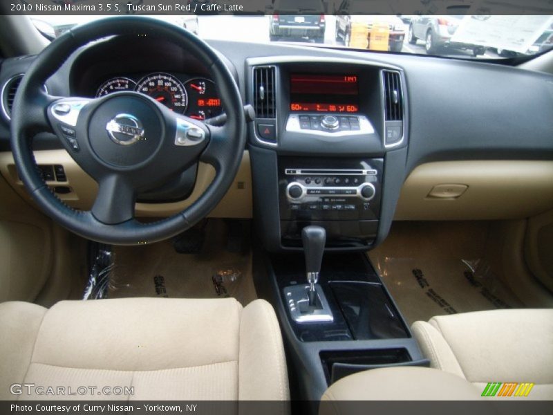 Tuscan Sun Red / Caffe Latte 2010 Nissan Maxima 3.5 S