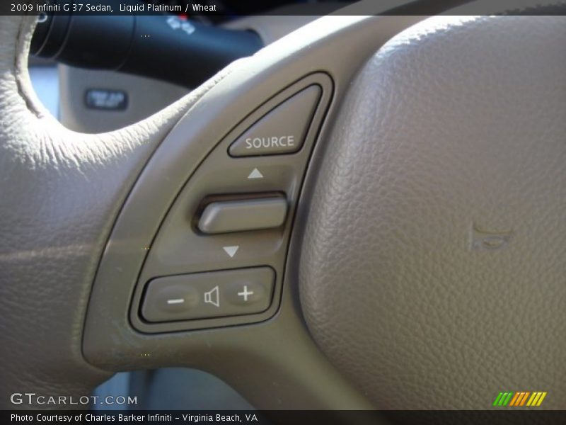 Liquid Platinum / Wheat 2009 Infiniti G 37 Sedan