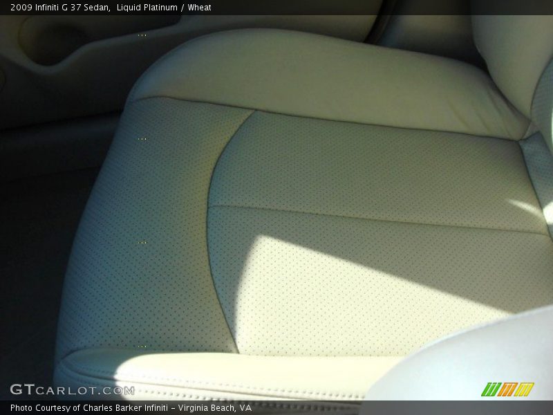 Liquid Platinum / Wheat 2009 Infiniti G 37 Sedan