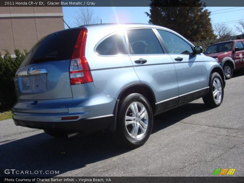 Glacier Blue Metallic / Gray 2011 Honda CR-V EX