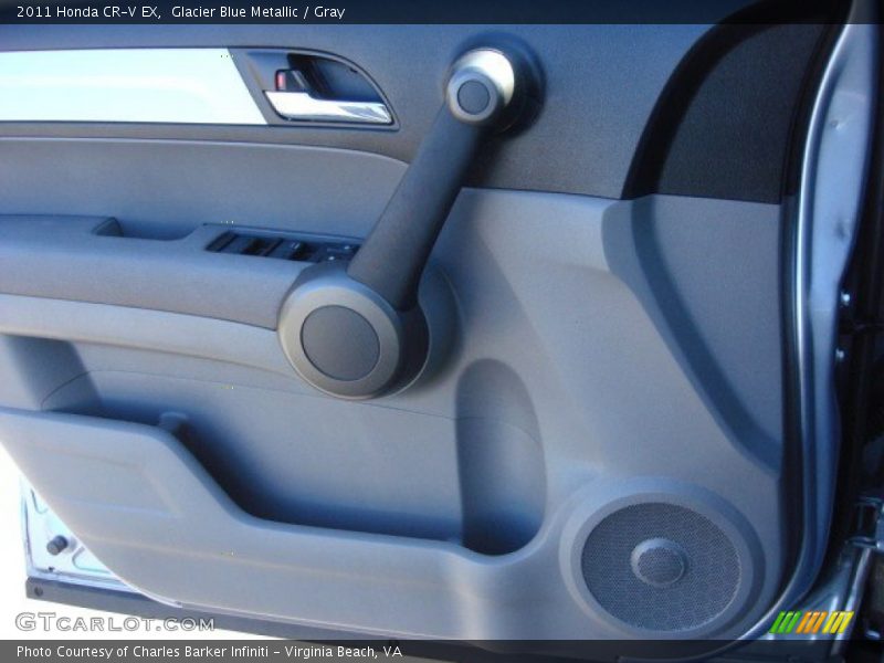Glacier Blue Metallic / Gray 2011 Honda CR-V EX