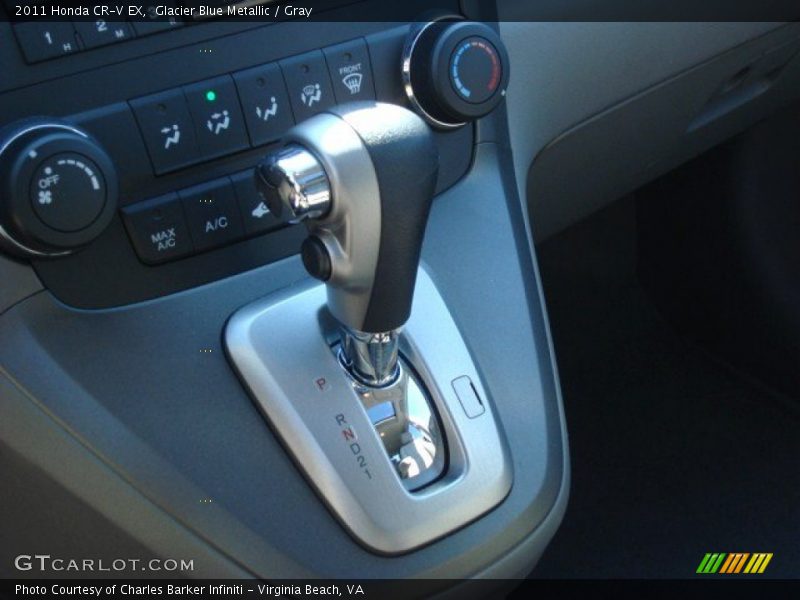 Glacier Blue Metallic / Gray 2011 Honda CR-V EX