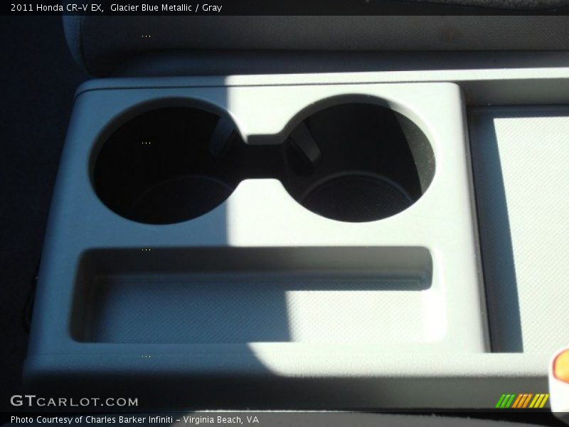 Glacier Blue Metallic / Gray 2011 Honda CR-V EX