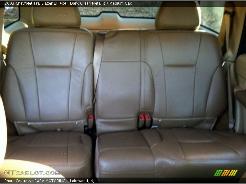 Dark Green Metallic / Medium Oak 2003 Chevrolet TrailBlazer LT 4x4
