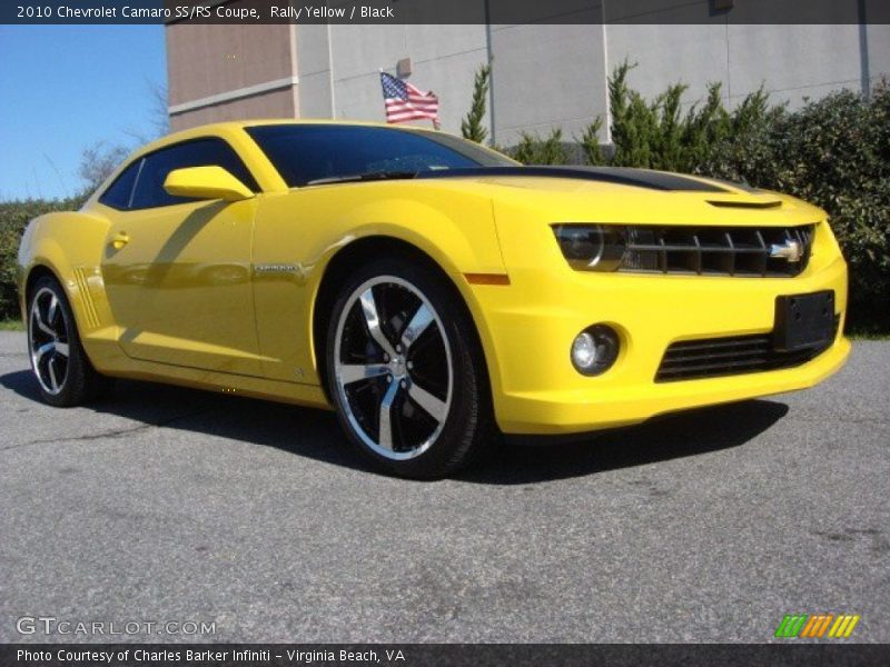Rally Yellow / Black 2010 Chevrolet Camaro SS/RS Coupe
