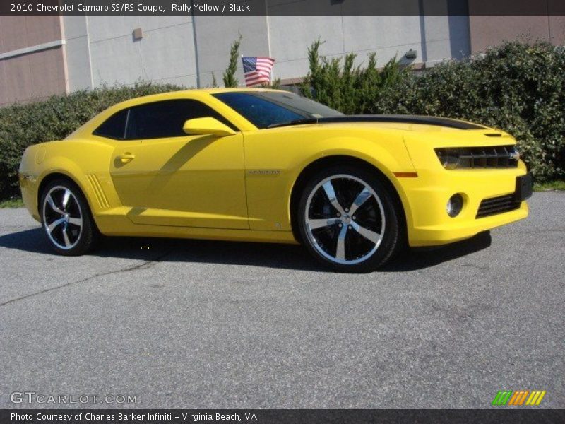 Rally Yellow / Black 2010 Chevrolet Camaro SS/RS Coupe