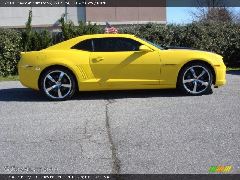 Rally Yellow / Black 2010 Chevrolet Camaro SS/RS Coupe
